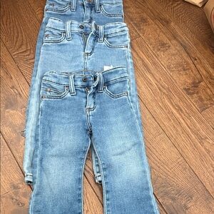 3pair of Wrangler Kids Blue Jeans